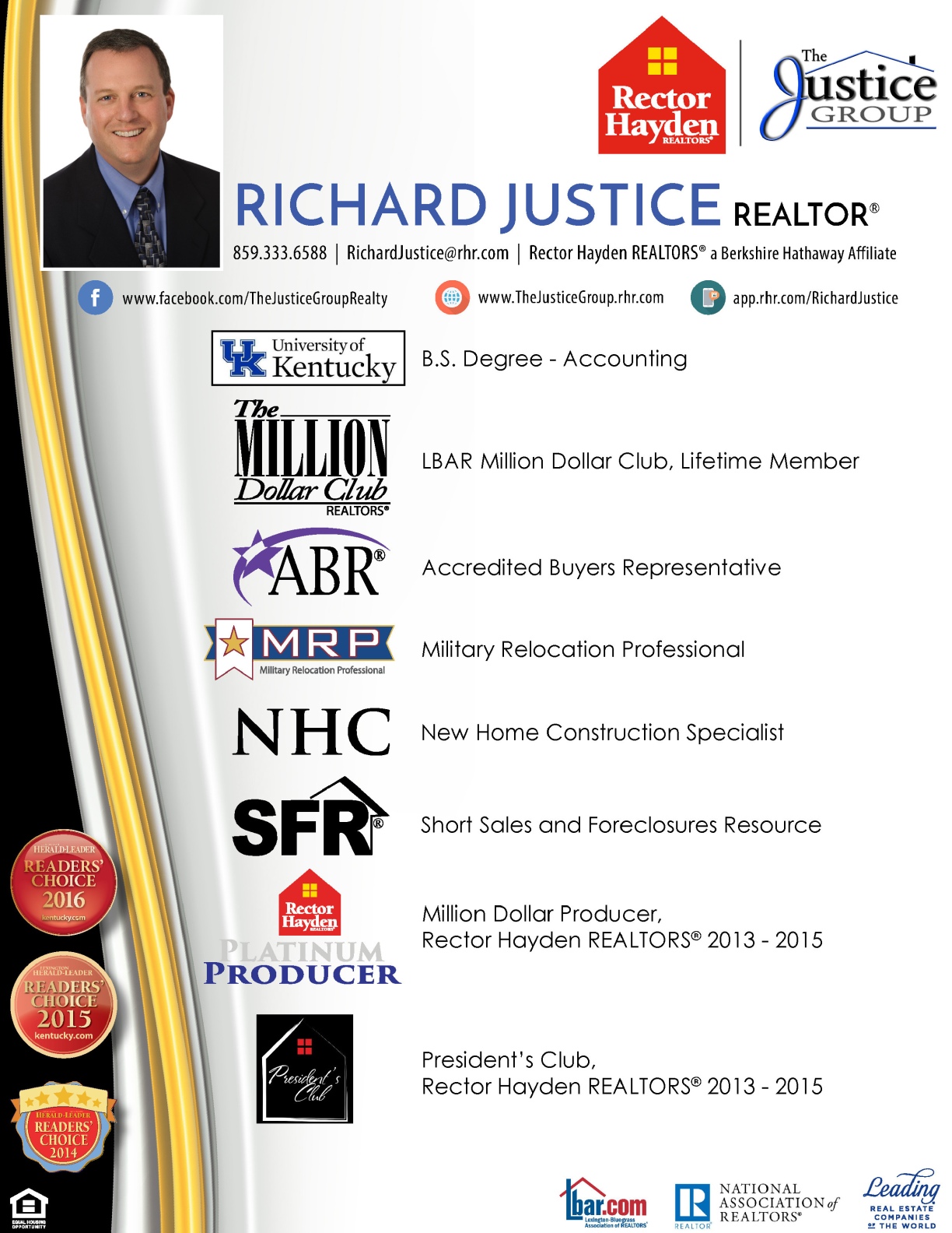 Richard Justice - Resume