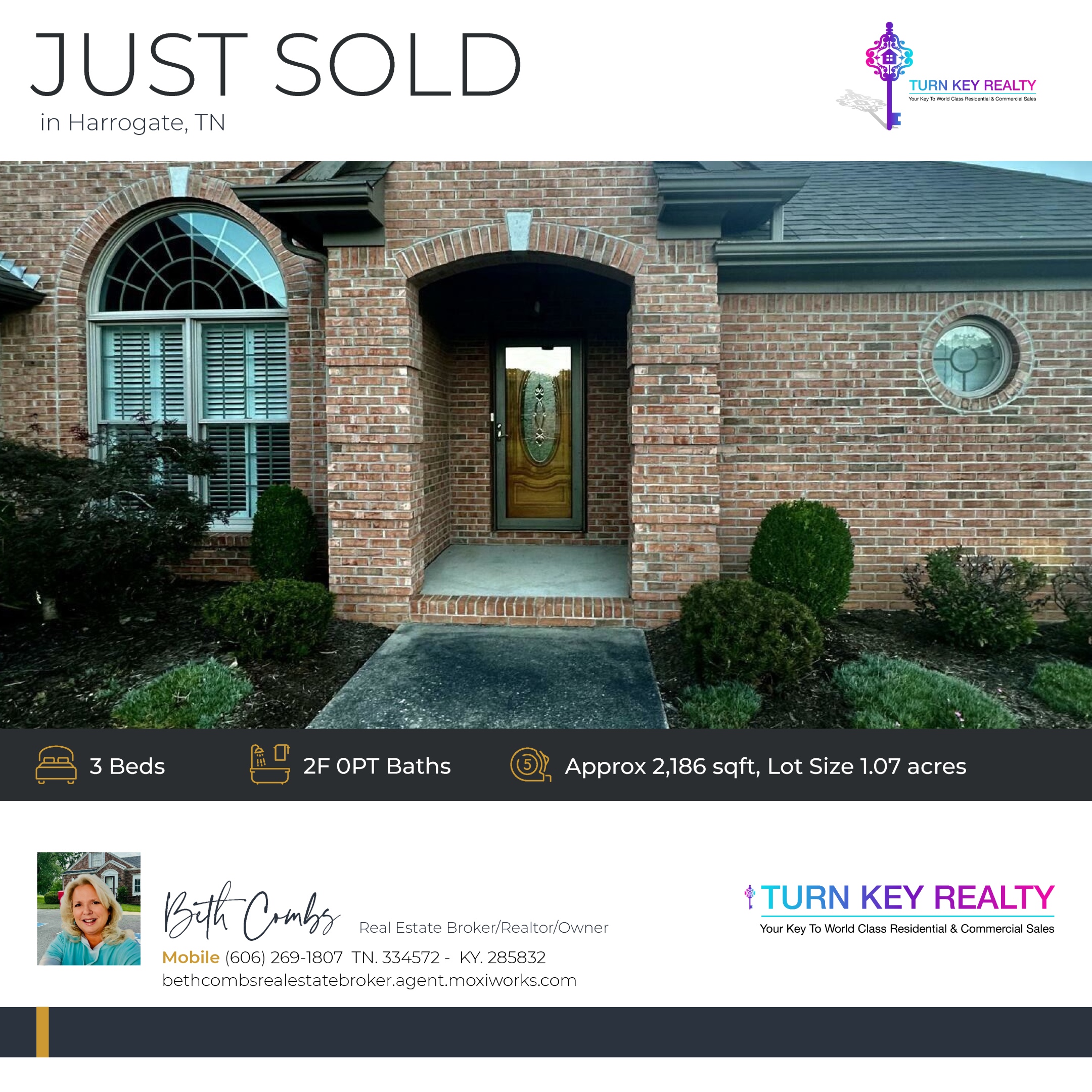 Home Sold in Harrogate, Tennessee